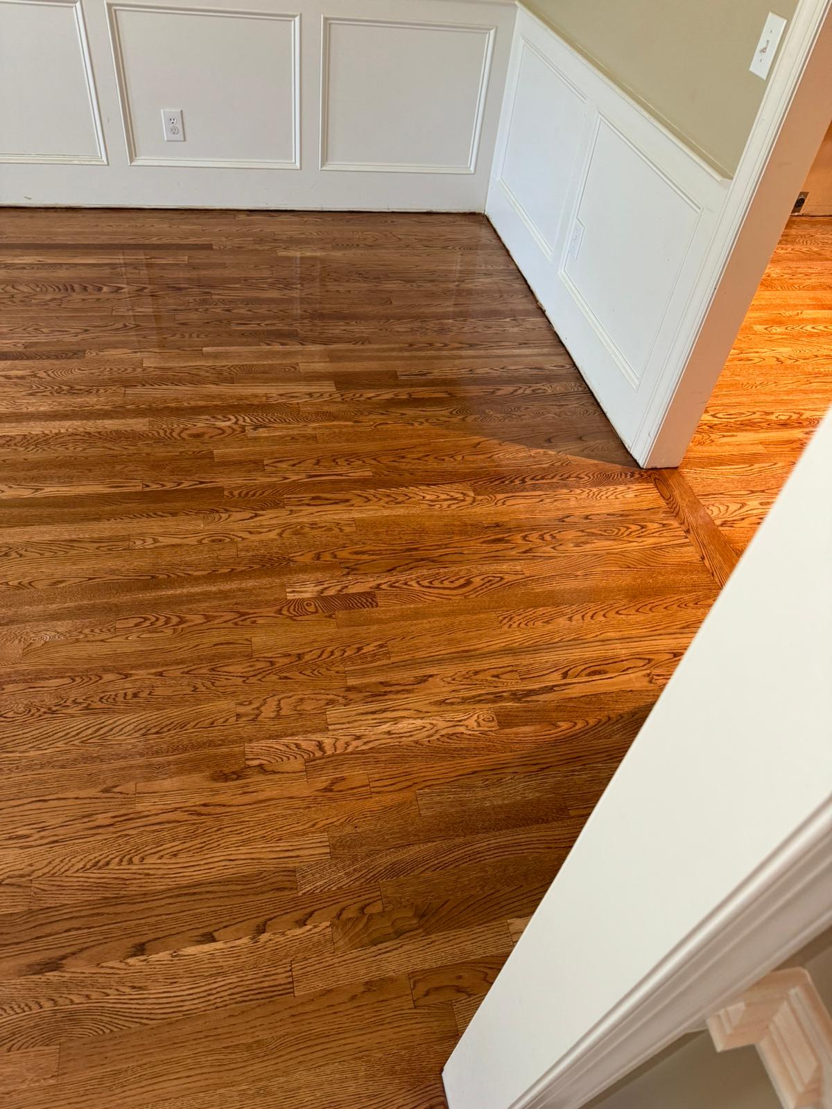 Hardwood floor installation in progress – Revival Hardwood Floors Greensboro NC