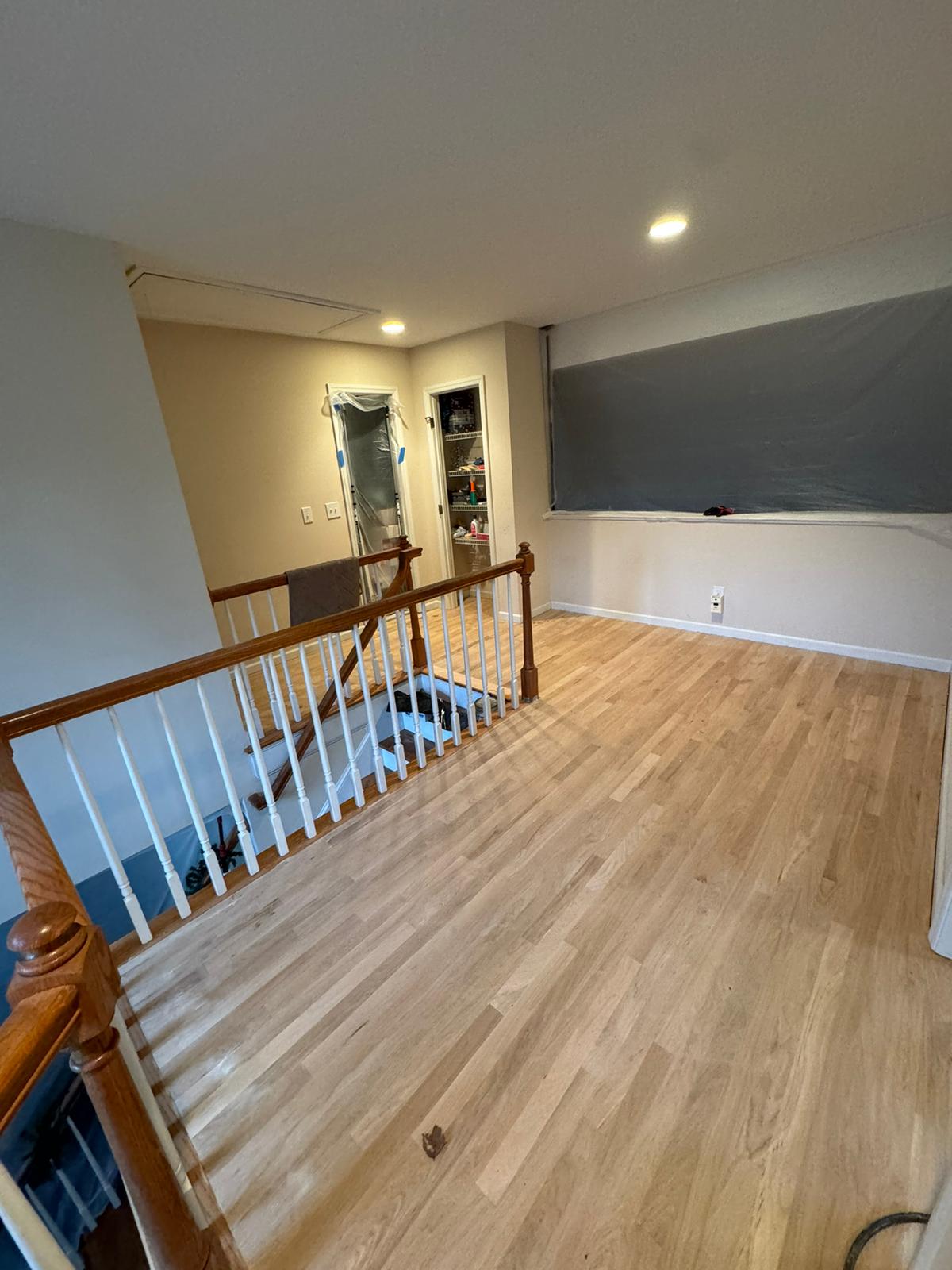 Hardwood floor project Greensboro North Carolina